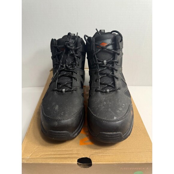 08 Merrell Fullbench Speed Mid CF, Black-US 9.5 Mens - Picture 3 of 5